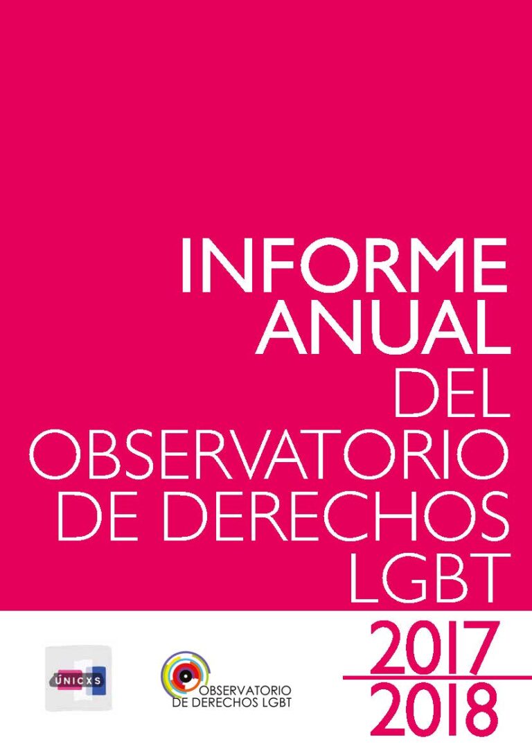 Informe Anual del Observatorio de Derechos LGBT 2017-2018